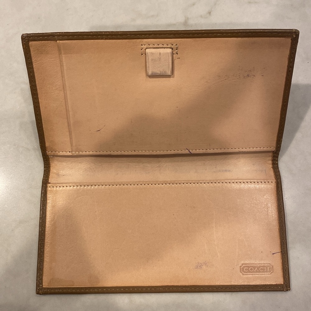 Coach checkbook case - Picture 4 of 6